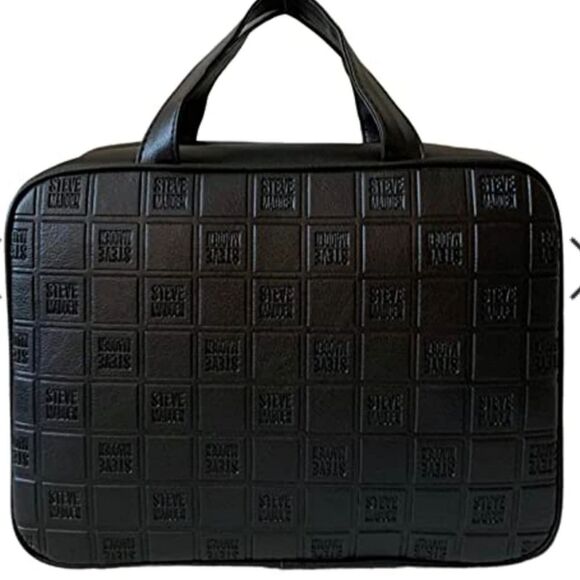 Steve Madden Block Logo Weekender Cosmetic Case - Picture 9 of 10